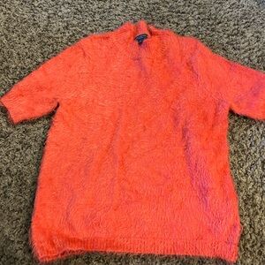 The Limited women’s  Bright Orange Crewneck Sweater